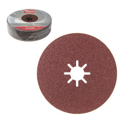 DEMA Fíbrový brúsny kotúč 125 mm K80, 25 ks