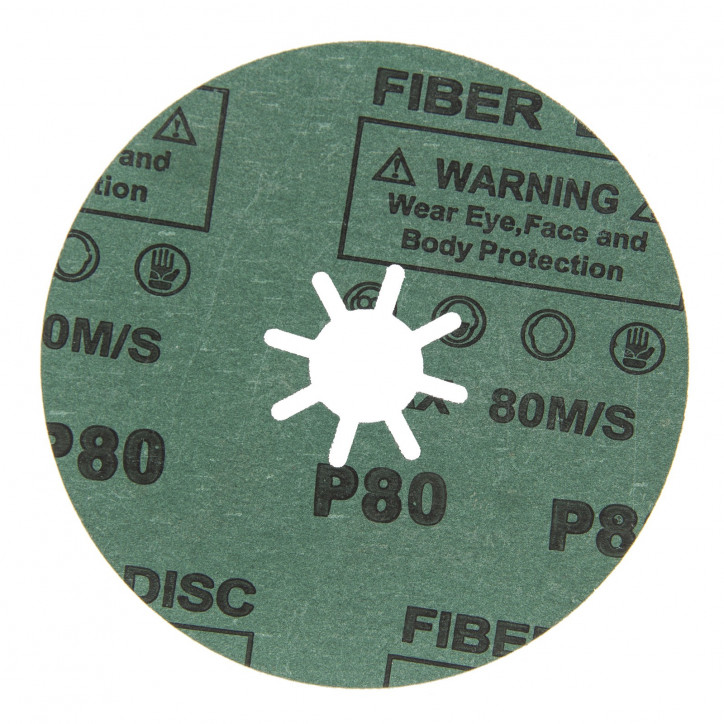 Fíbrový brúsny kotúč 125 mm K80, 25 ks Fíbrový brúsny kotúč 125 mm K80, 25 ks