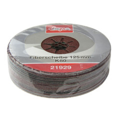 DEMA Fíbrový brúsny kotúč 125 mm K80, 25 ks