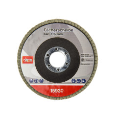 DEMA Lamelový vejárový brúsny kotúč 115 mm K40