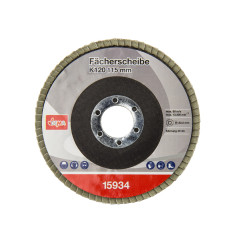 Lamelový vejárový brúsny kotúč 115 mm K120