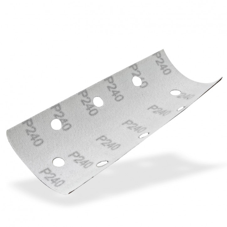 Brúsny papier pre vibračnú brúsku 93x185 mm K240, 10 ks Brúsny papier pre vibračnú brúsku 93x185 mm K240, 10 ks