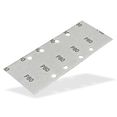 DEMA Brúsny papier pre vibračnú brúsku K80, 10 ks