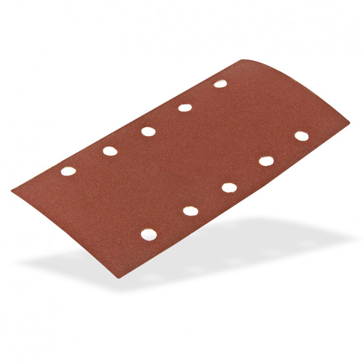 Brúsny papier pre vibračnú brúsku 115x230 mm K120, 10 ks Brúsny papier pre vibračnú brúsku 115x230 mm K120, 10 ks