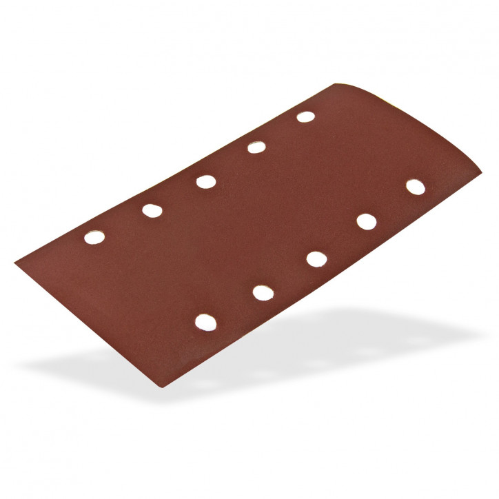 Brúsny papier pre vibračnú brúsku 115x230 mm K240, 10 ks Brúsny papier pre vibračnú brúsku 115x230 mm K240, 10 ks