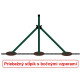 Vzpera poplastovaná BPL ZN+PVC 38x1,25x2300, zelená