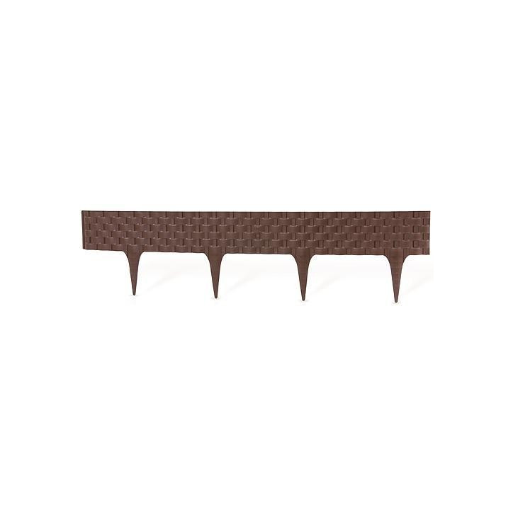 Plastová palisáda RattanPalisade, 82x9,5 cm, tmavá hnedá, 240 cm Plastová palisáda RattanPalisade, 82x9,5 cm, tmavá hnedá, 240 cm