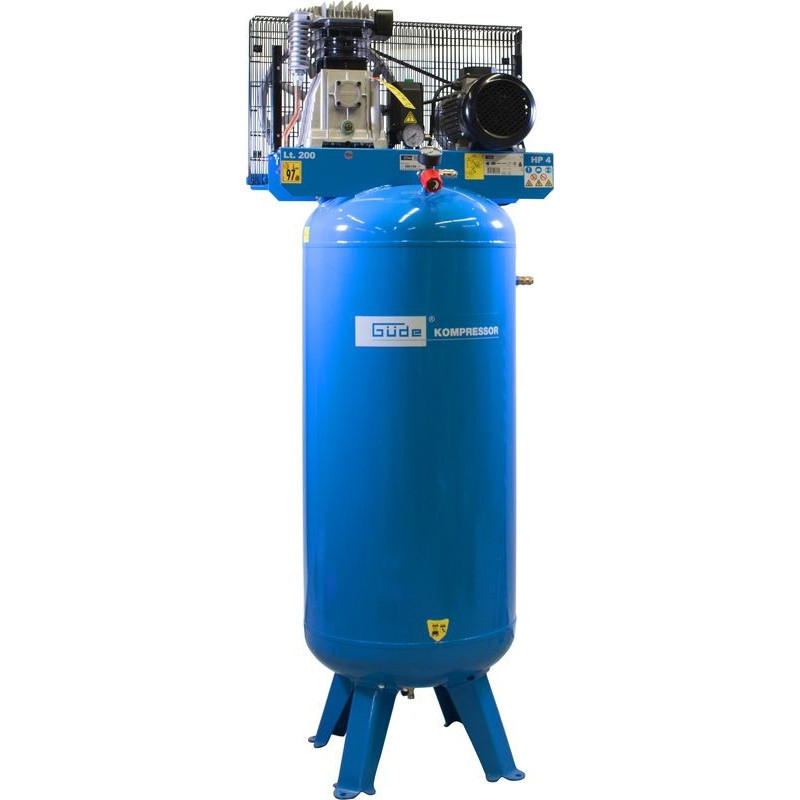 Güde Vertikálny kompresor 3000 W 10 bar 200 litrov 480/10/200 ST Güde Vertikálny kompresor 3000 W 10 bar 200 litrov 480/10/200 ST
