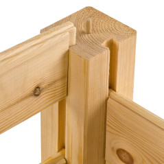 Vyvýšený záhon drevený 63x63x77 cm Antonie