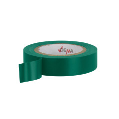 DEMA Elektrikárska izolačná páska 15 mm / 10 m, zelená