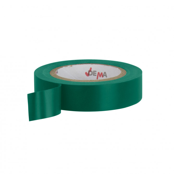 Elektrikárska izolačná páska 15 mm / 10 m, zelená Elektrikárska izolačná páska 15 mm / 10 m, zelená