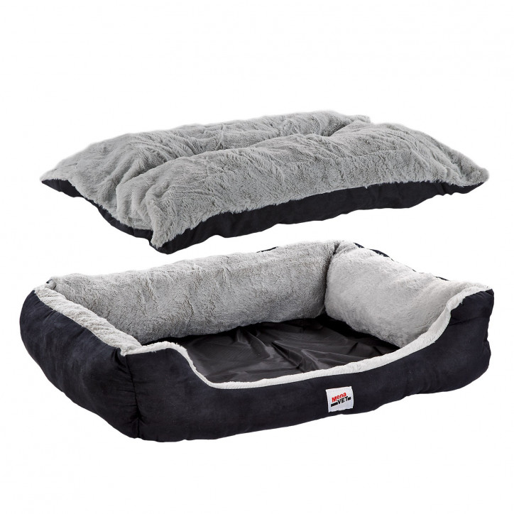 Pelech pre psov 75x60 cm Baily, čierno-sivý Pelech pre psov 75x60 cm Baily, čierno-sivý