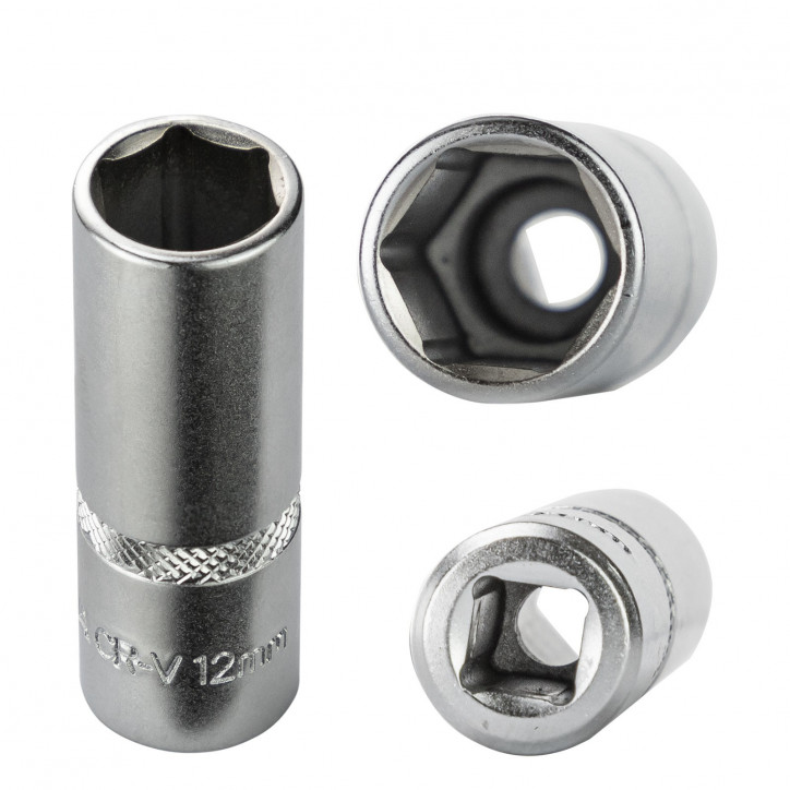 Nástrčkový kľúč / orech dlhý 12 mm 1/4" Nástrčkový kľúč / orech dlhý 12 mm 1/4"