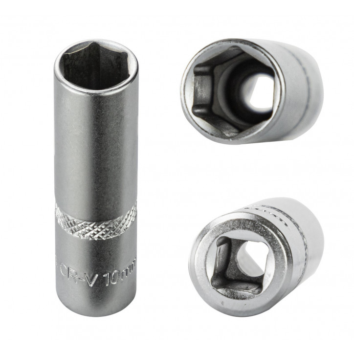 Nástrčkový kľúč / orech dlhý 10 mm 1/4"