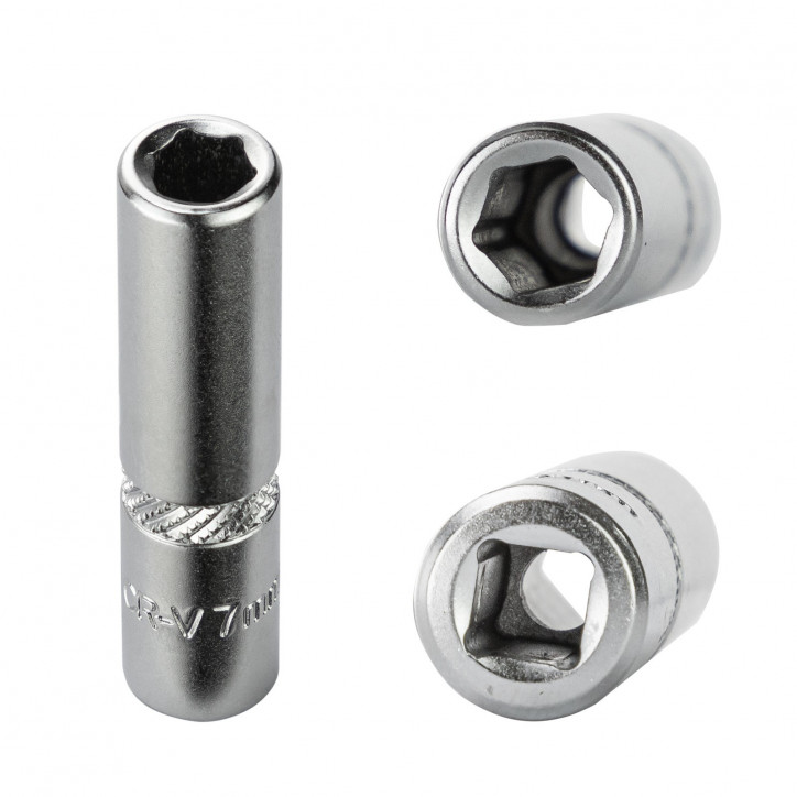 Nástrčkový kľúč / orech dlhý 7 mm 1/4" Nástrčkový kľúč / orech dlhý 7 mm 1/4"