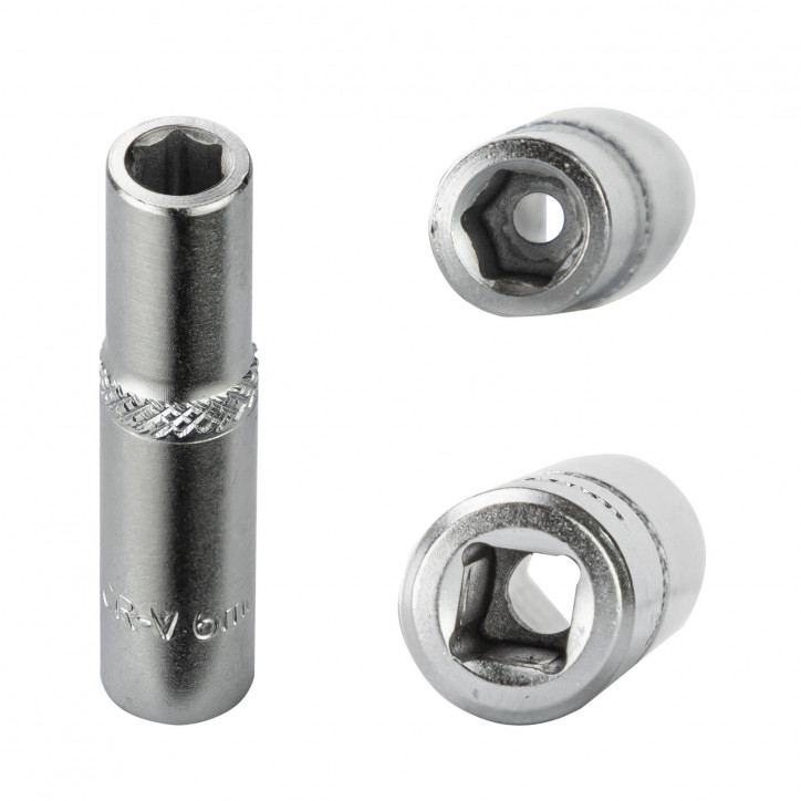 Nástrčkový kľúč / orech dlhý 6 mm 1/4" Nástrčkový kľúč / orech dlhý 6 mm 1/4"