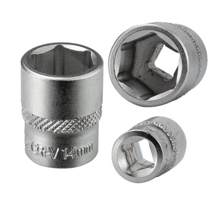 Nástrčkový kľúč / orech krátky 14 mm 1/4" Nástrčkový kľúč / orech krátky 14 mm 1/4"