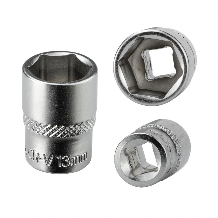 Nástrčkový kľúč / orech krátky 13 mm 1/4" Nástrčkový kľúč / orech krátky 13 mm 1/4"
