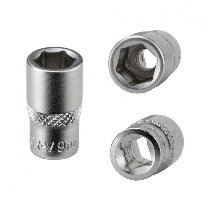 Nástrčkový kľúč / orech krátky 9 mm 1/4" Nástrčkový kľúč / orech krátky 9 mm 1/4"