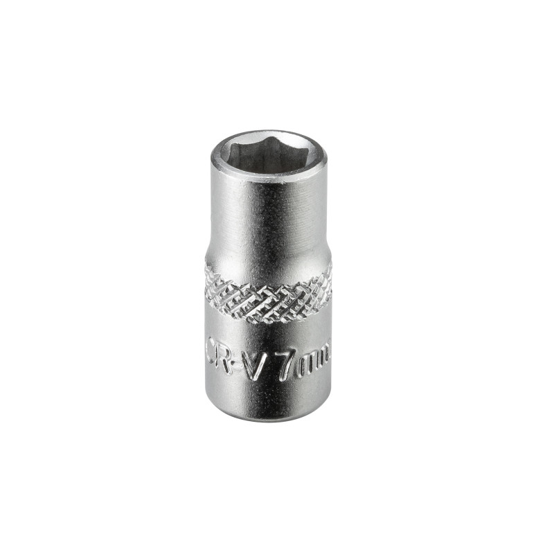 DEMA Nástrčkový kľúč / orech krátky 7 mm 1/4"
