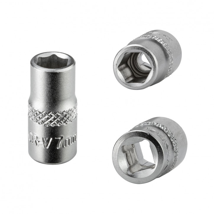 Nástrčkový kľúč / orech krátky 7 mm 1/4" Nástrčkový kľúč / orech krátky 7 mm 1/4"