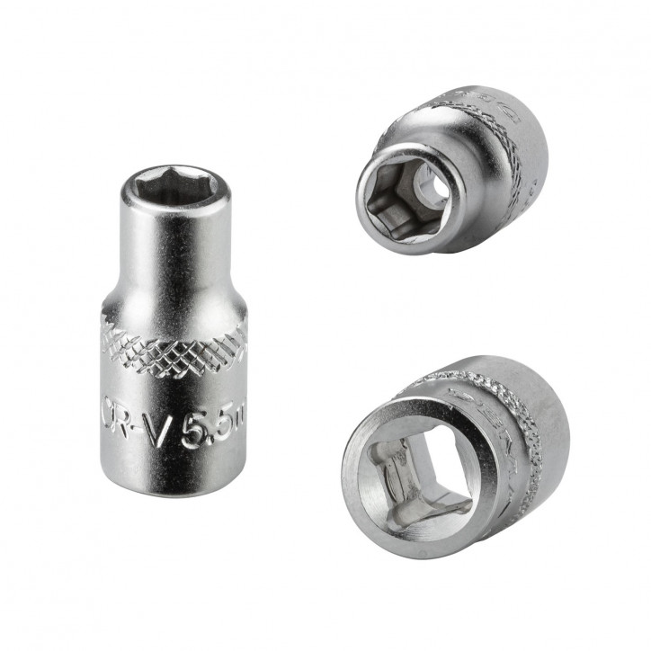 Nástrčkový kľúč / orech krátky 5,5 mm 1/4" Nástrčkový kľúč / orech krátky 5,5 mm 1/4"