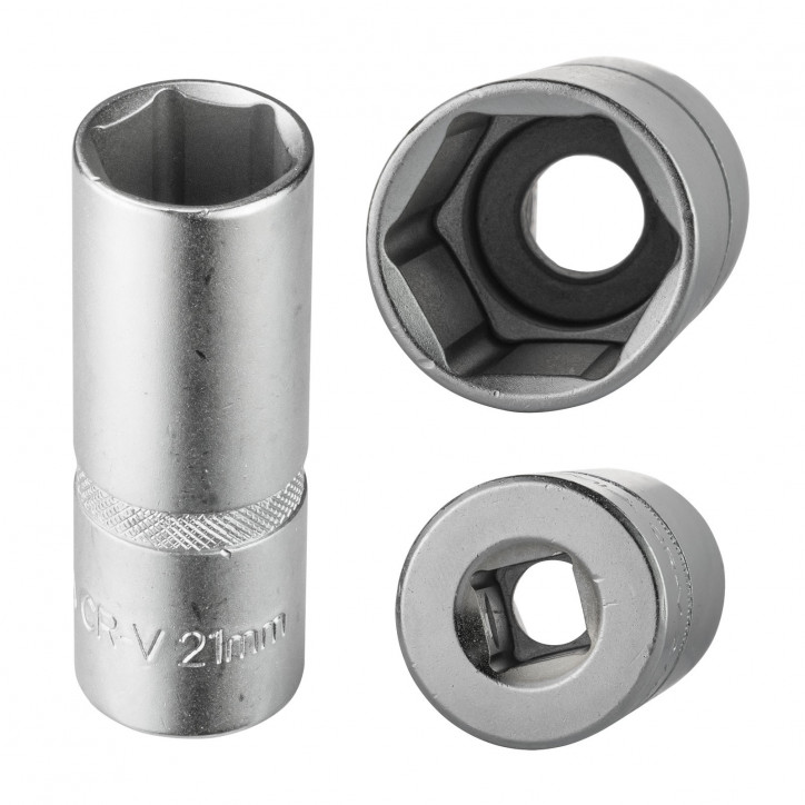Nástrčkový kľúč / orech dlhý 21 mm 1/2"