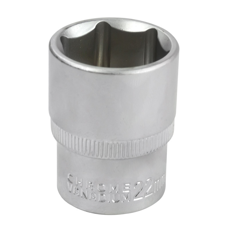 DEMA Nástrčkový kľúč / orech krátky 22 mm 1/2"
