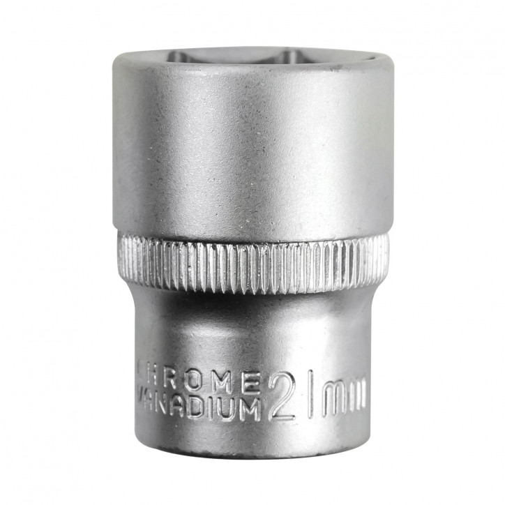 Nástrčkový kľúč / orech krátky 21 mm 1/2" Nástrčkový kľúč / orech krátky 21 mm 1/2"