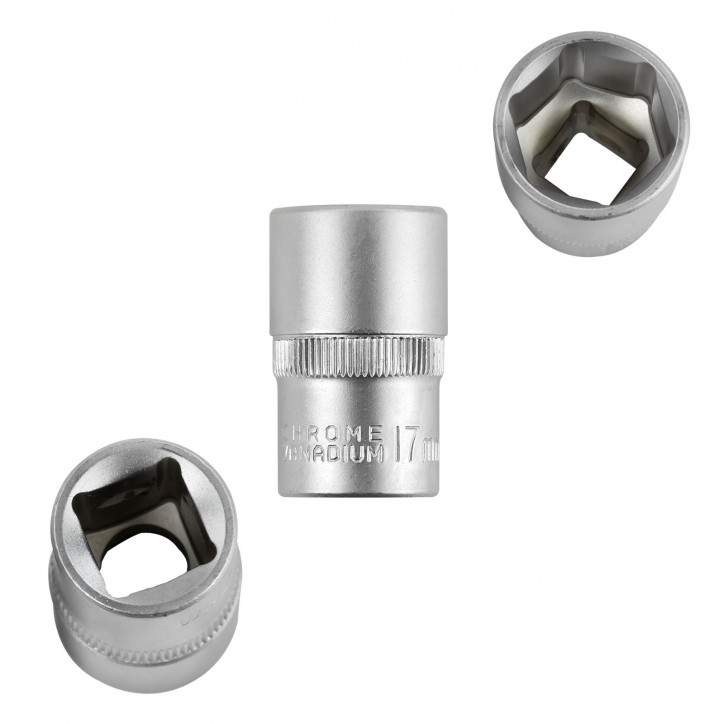 Nástrčkový kľúč / orech krátky 17 mm 1/2" Nástrčkový kľúč / orech krátky 17 mm 1/2"