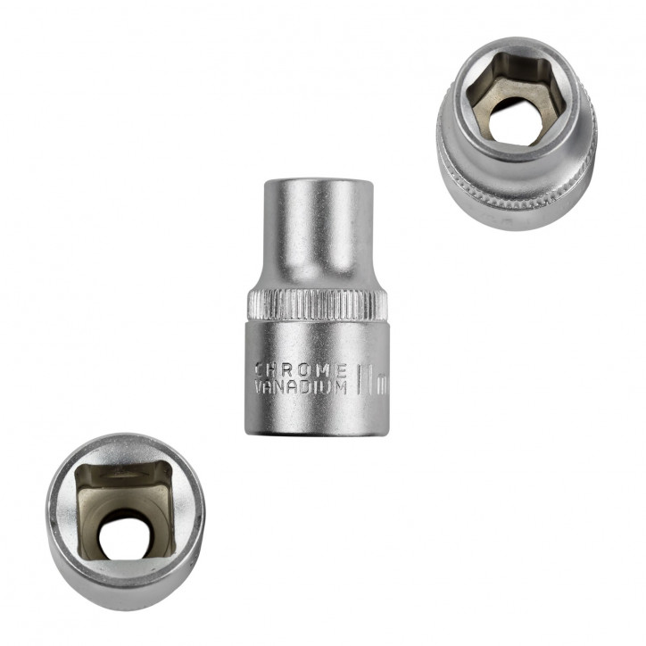 Nástrčkový kľúč / orech krátky 11 mm 1/2" Nástrčkový kľúč / orech krátky 11 mm 1/2"
