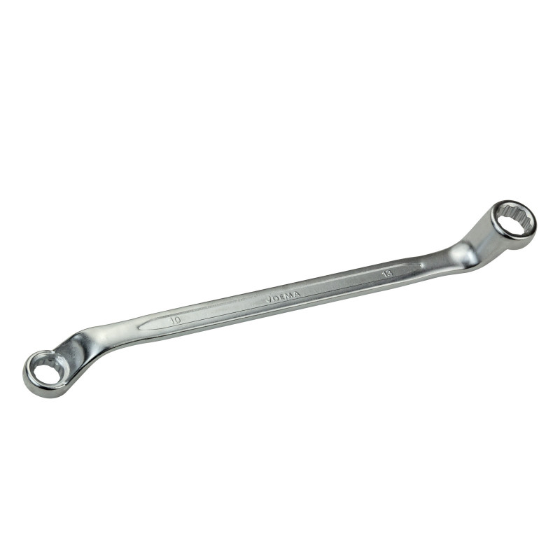 DEMA Kľúč prstencový 10 x 13 mm, vyhnutý 75°