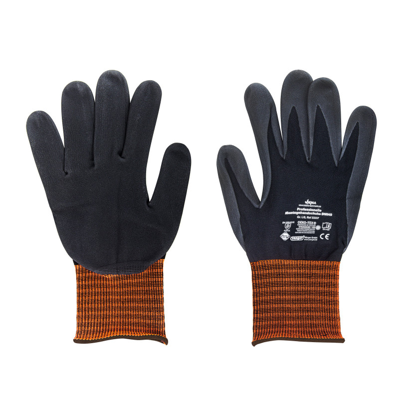 DEMA Pracovné rukavice nylon / elastan DMH 9L