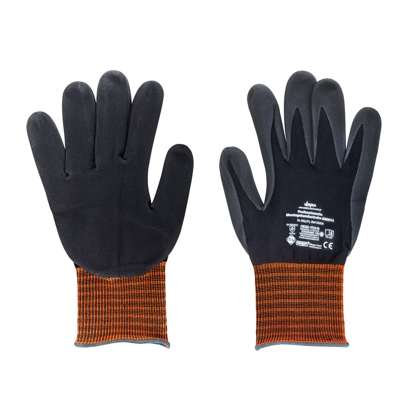 DEMA Pracovné rukavice nylon / elastan DMH 11XXL