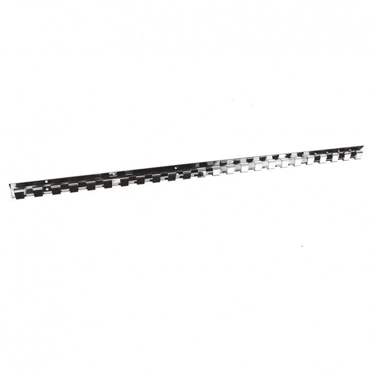 Lišta s háčikmi na zavesenie PVC pásu 984x30x32 mm Lišta s háčikmi na zavesenie PVC pásu 984x30x32 mm