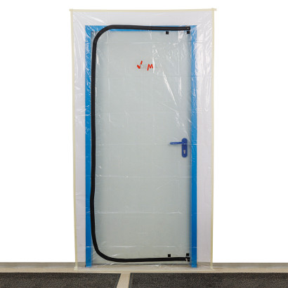 Ochranná fólia na dvere so zipsom 1,1x2,2 m PE