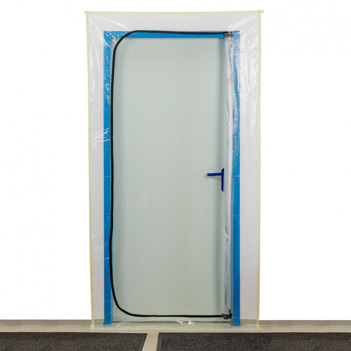 Ochranná fólia na dvere so zipsom 1,1x2,2 m PE