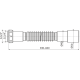Odpadové flexi pripojenie 6/4" s redukciou na 5/4" x50/40