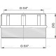 Sifónová redukcia 6/4"x5/4" predĺžená