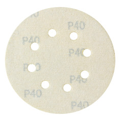 Brúsny papier pre excentrickú brúsku 125 mm P40, 10 ks