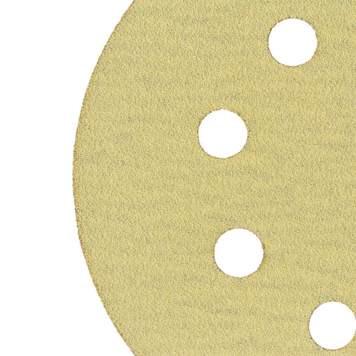 Brúsny papier pre excentrickú brúsku 125 mm P100, 10 ks Brúsny papier pre excentrickú brúsku 125 mm P100, 10 ks