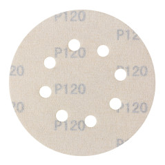 Brúsny papier pre excentrickú brúsku 125 mm P120, 10 ks