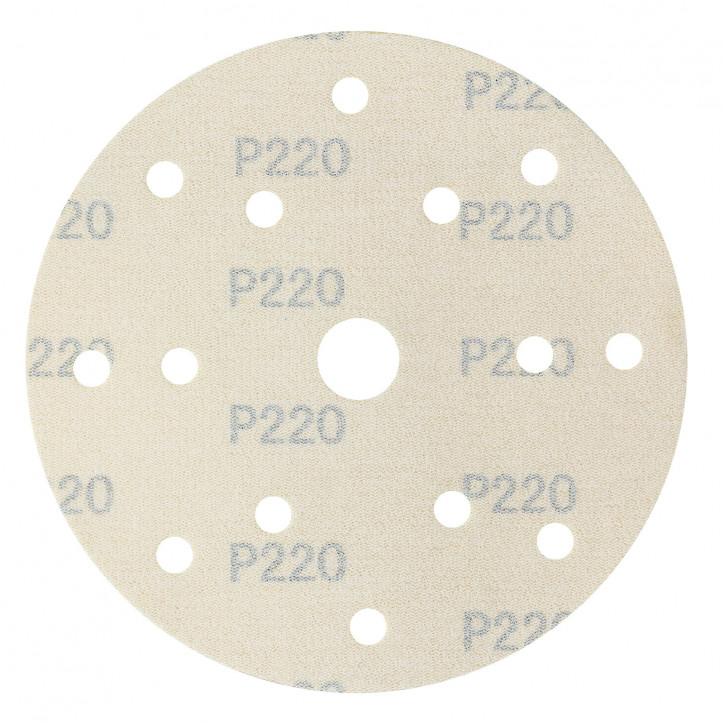 Brúsny papier pre excentrickú brúsku 150 mm P220, 10 ks