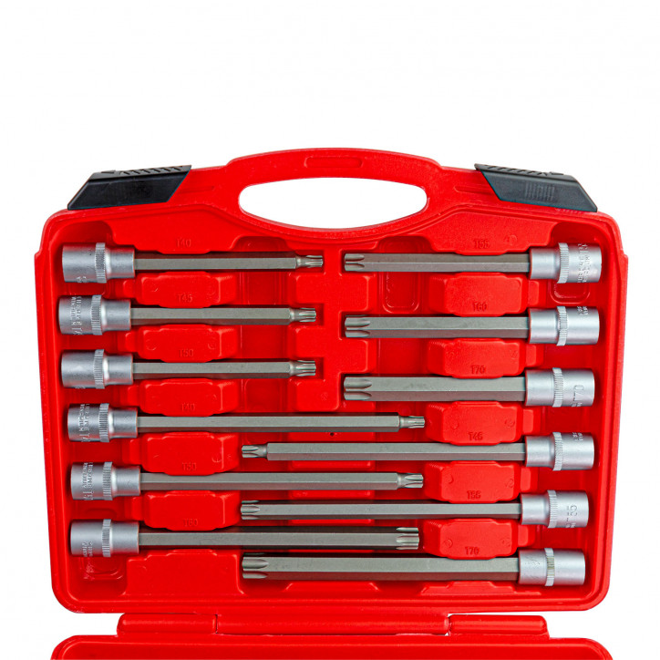 Nástrčkové kľúče Torx 1/2", 32-dielna sada Nástrčkové kľúče Torx 1/2", 32-dielna sada