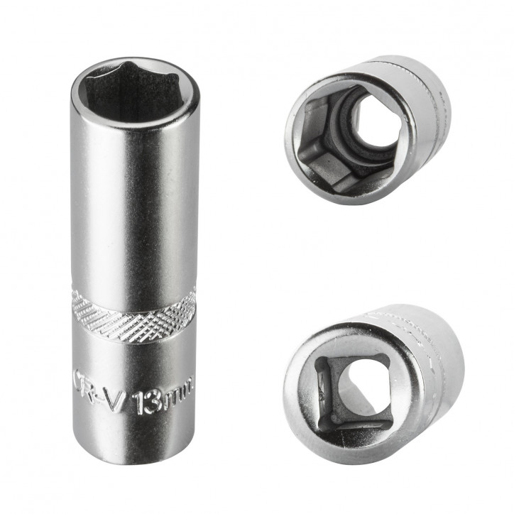 Nástrčkový kľúč / orech dlhý 13 mm 3/8" Nástrčkový kľúč / orech dlhý 13 mm 3/8"