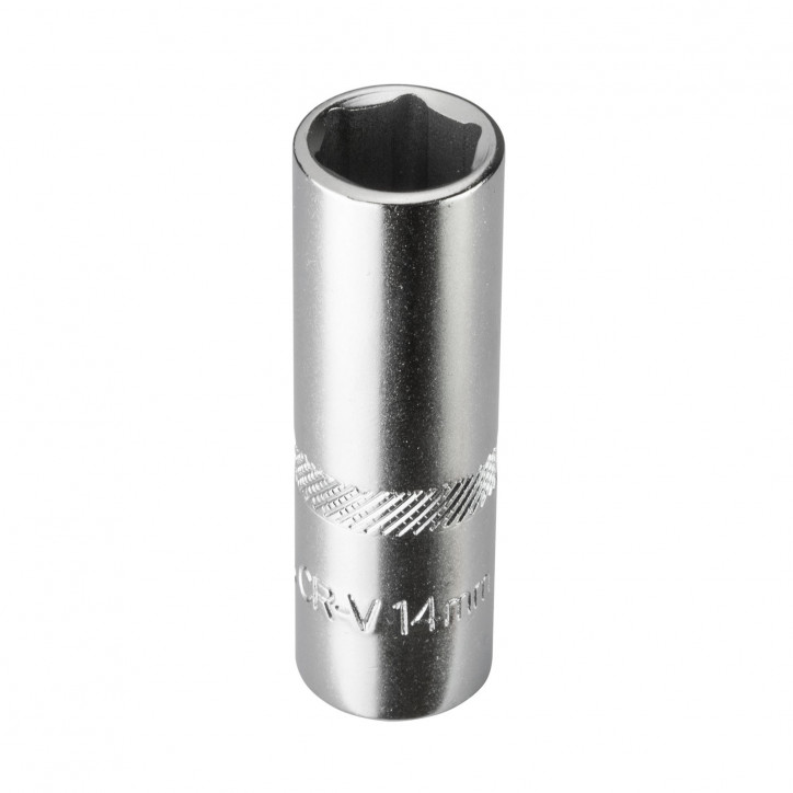Nástrčkový kľúč / orech dlhý 14 mm 3/8" Nástrčkový kľúč / orech dlhý 14 mm 3/8"
