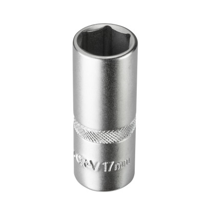 Nástrčkový kľúč / orech dlhý 17 mm 3/8"