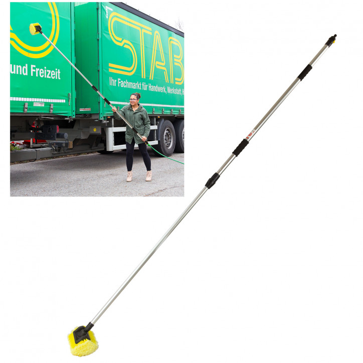 Teleskopická prietoková kefa na umývanie vozidiel 135-250 cm DTW250 Teleskopická prietoková kefa na umývanie vozidiel 135-250 cm DTW250