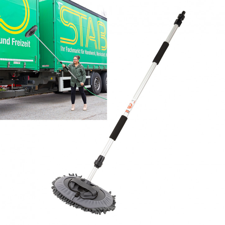 Teleskopický prietokový mop na umývanie vozidiel 96-165 cm DTW165 Teleskopický prietokový mop na umývanie vozidiel 96-165 cm DTW165