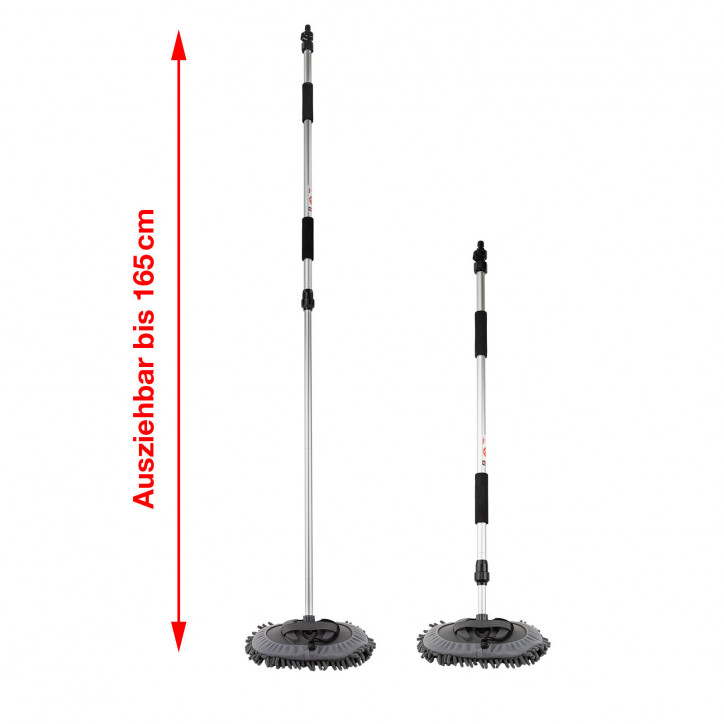 Teleskopický prietokový mop na umývanie vozidiel 96-165 cm DTW165 Teleskopický prietokový mop na umývanie vozidiel 96-165 cm DTW165